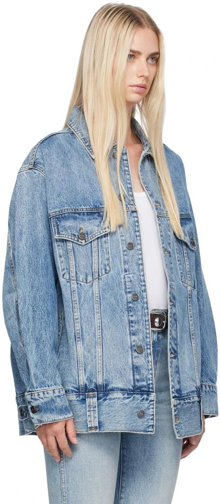 Khaite Blue 'The Grizzo' Denim Jacket 2