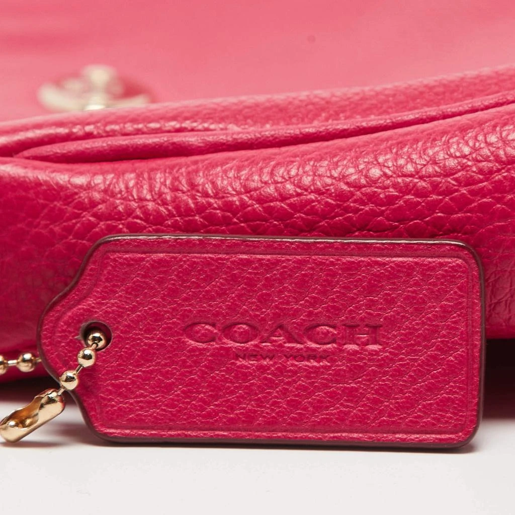 Coach Coach Hot Pink Leather Baguette Bag 7