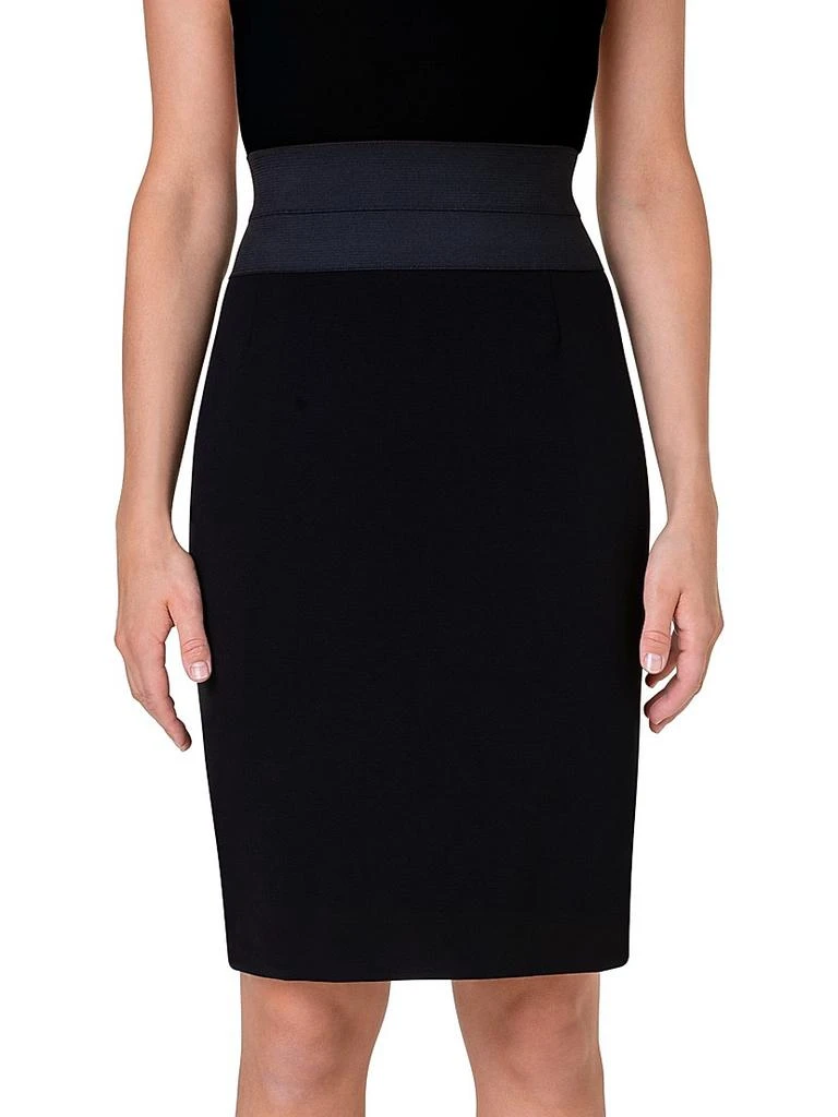 Akris Essentials High-Waist Pencil Skirt 2