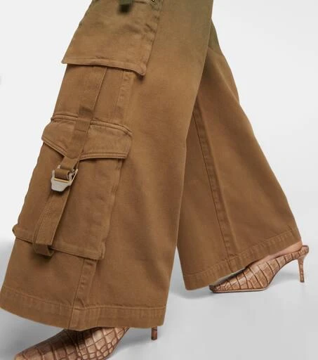 Dion Lee High-rise cotton cargo pants 5