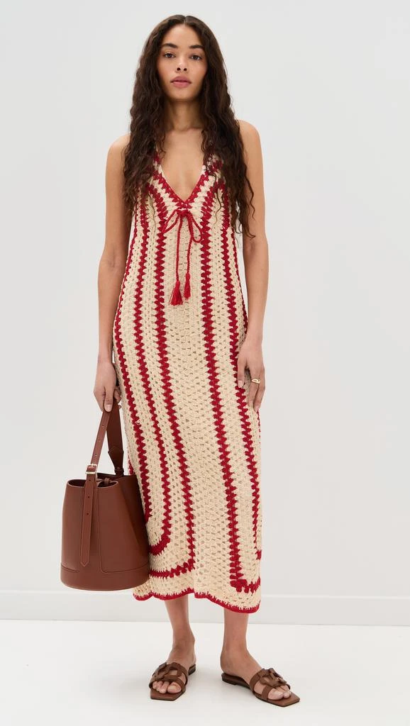SAYLOR Georgie Crochet Midi Dress 4