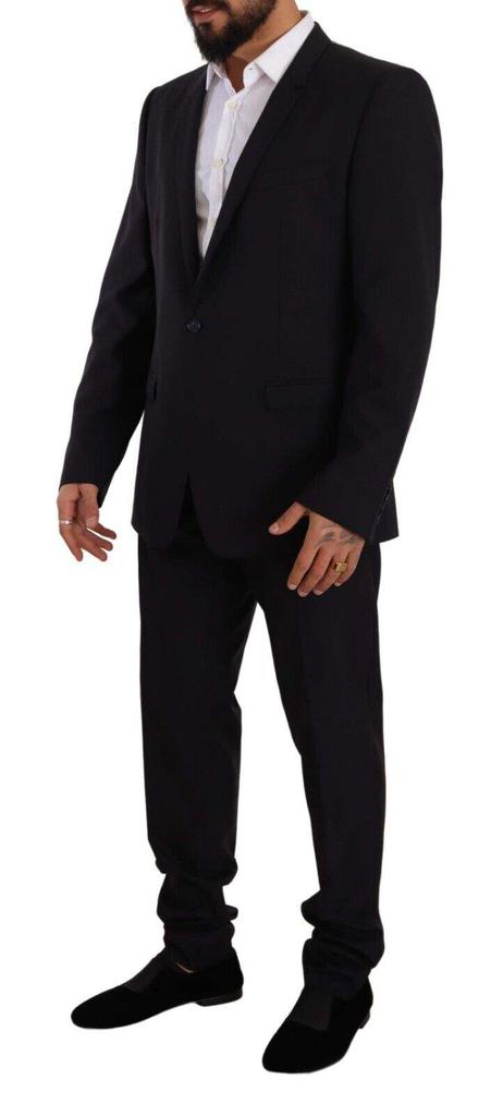 Dolce 
Gabbana Dolce 
Gabbana Blue GOLD Wool Single Breasted 2 Piece Suit