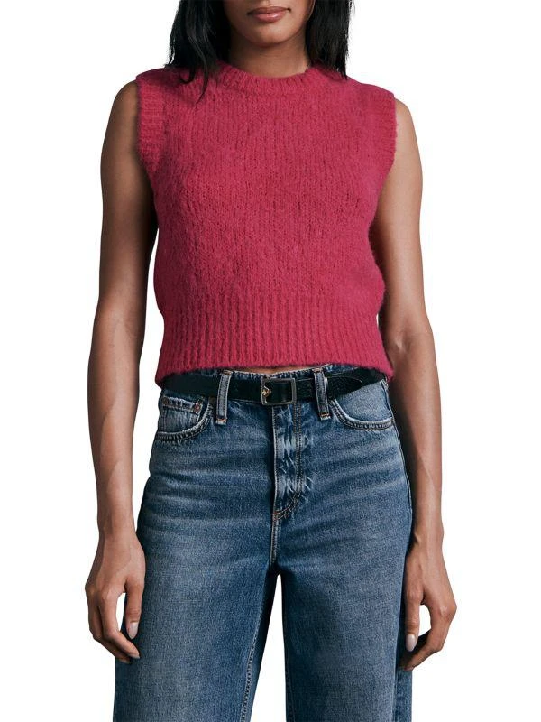 Rag & Bone Edith Houndstooth Sweater Vest 1