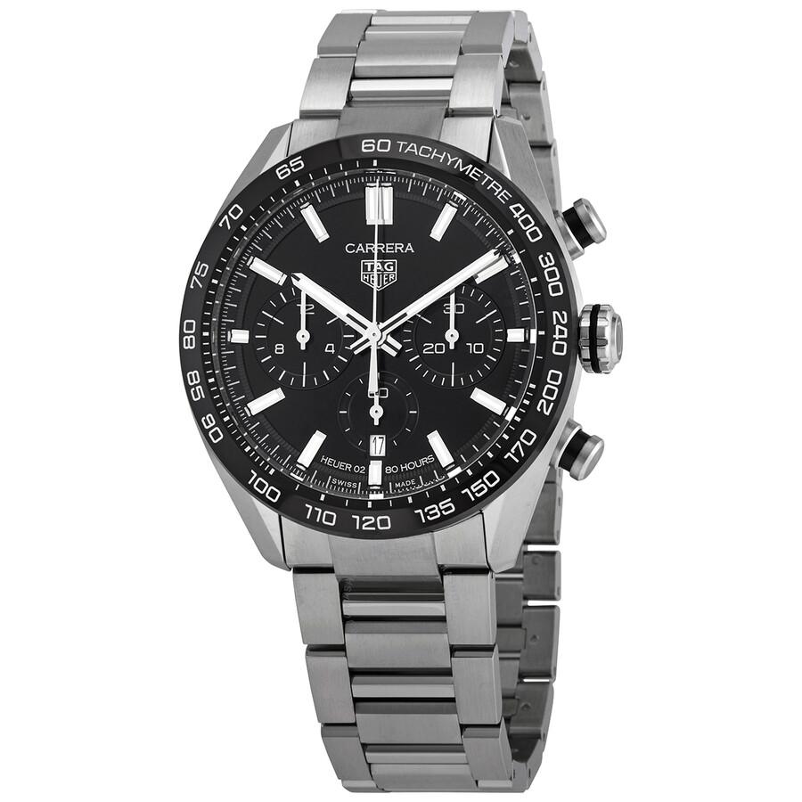 TAG Heuer Carrera Chronograph Automatic Black Dial Men's Watch CBN2A1B.BA0643