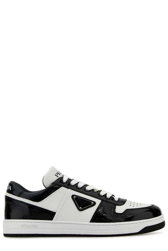 Prada Prada Logo Patch Lace-Up Sneakers - Casual Shoes