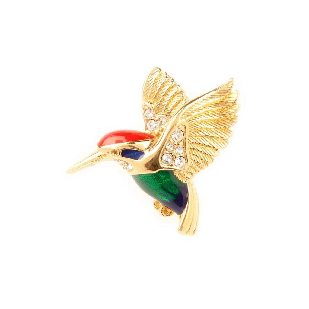 Susan Caplan Vintage 1960s vintage attwood sawyer hummingbird brooch 1