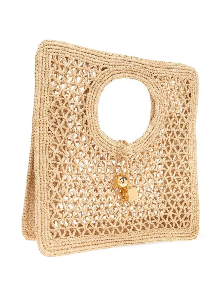 Jacquemus JACQUEMUS - Le Petit Carre Spiaggia Rafia Handbag 3