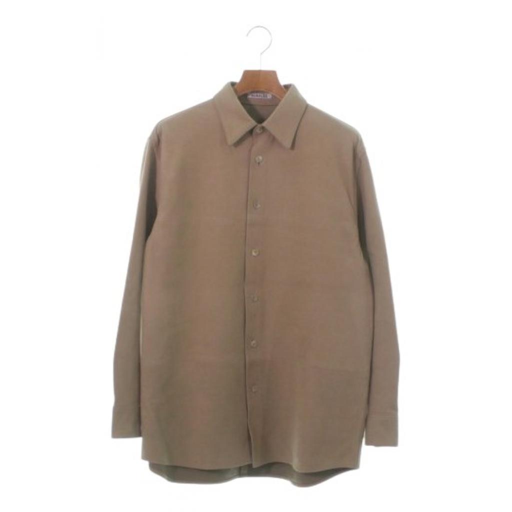 AURALEE Auralee Leather shirt