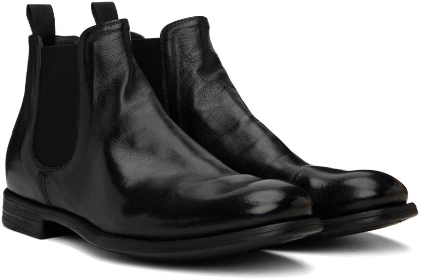 Officine Creative Black Chronicle 123 Chelsea Boots 4