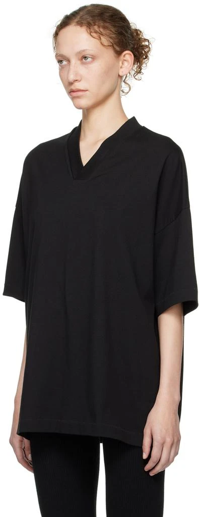 Essentials Black V-Neck T-Shirt 4
