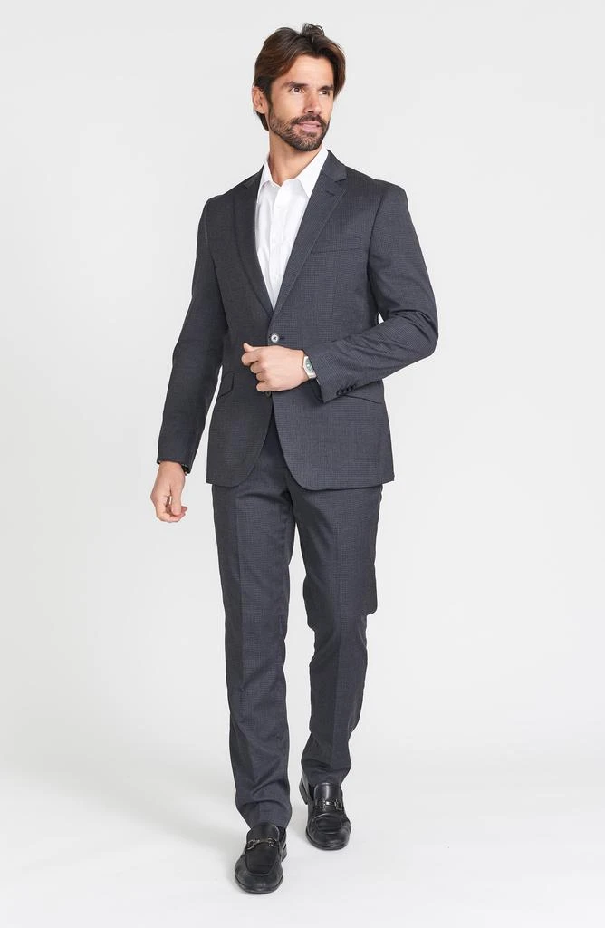 SAVILE ROW CO Hoxton Check Notch Lapel Suit 9