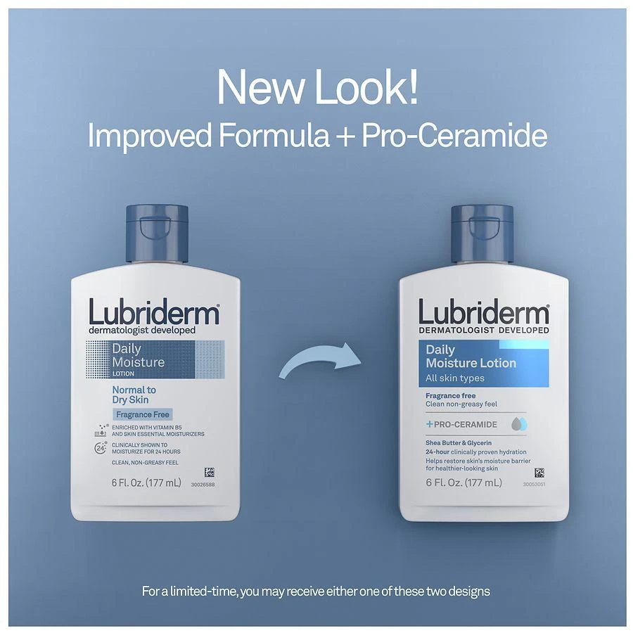 Lubriderm Fully Body Lotion + Pro-Ceramide Fragrance-Free 6