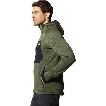 Mountain Hardwear Polartec Power Grid Full-Zip Hoodie - Men's 3