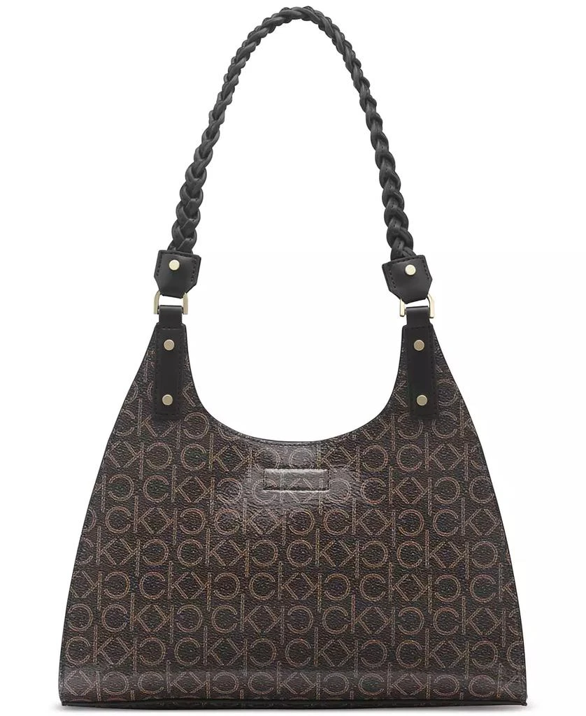 Calvin Klein Shelly Signature Satchel 4