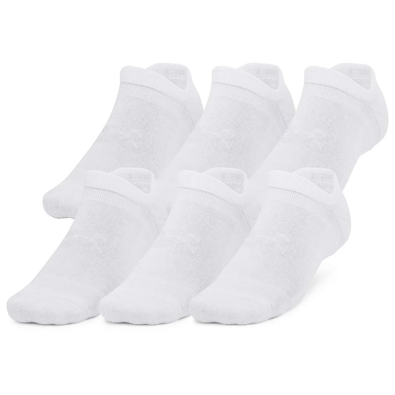Under Armour Under Armour Essential Cushion 6 Pack No Show Socks - Men's 1