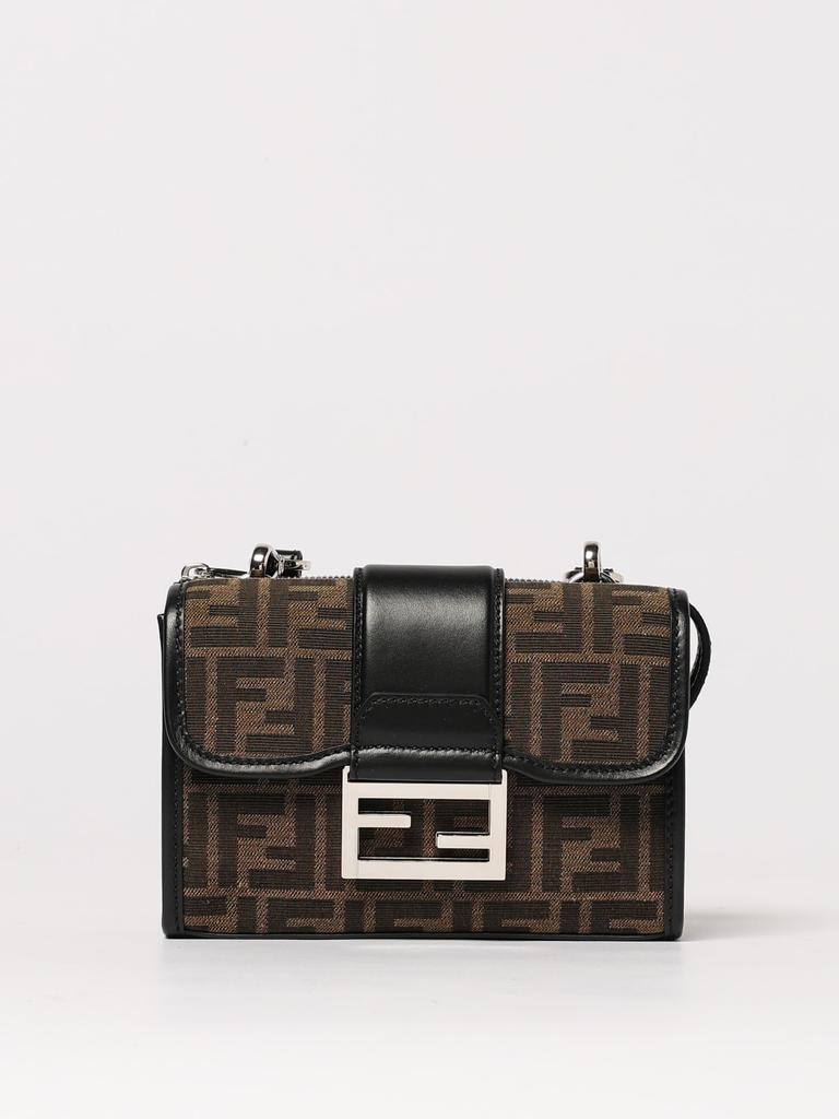 Fendi Fendi FF Squared Compact Messenger Bag - Shoulder Bags