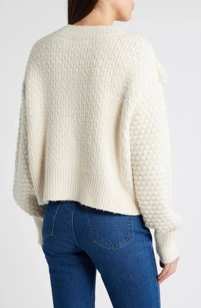 Treasure & Bond Mixed Stitch Fringe Sweater 2