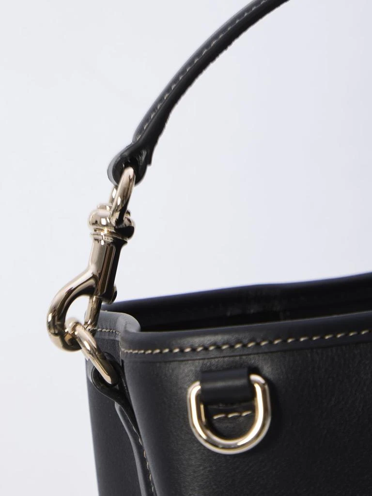 Gucci MINI GG EMBLEM BUCKET BAG BLACK 4