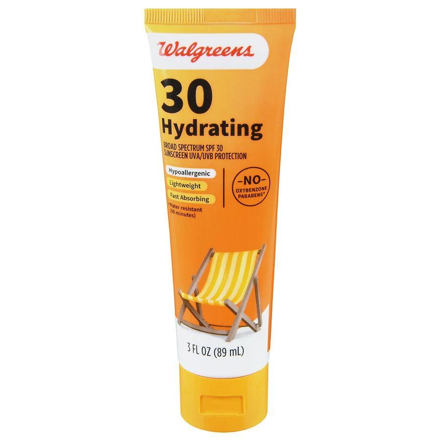 Walgreens Hydrating Sunscreen Lotion SPF 30 1