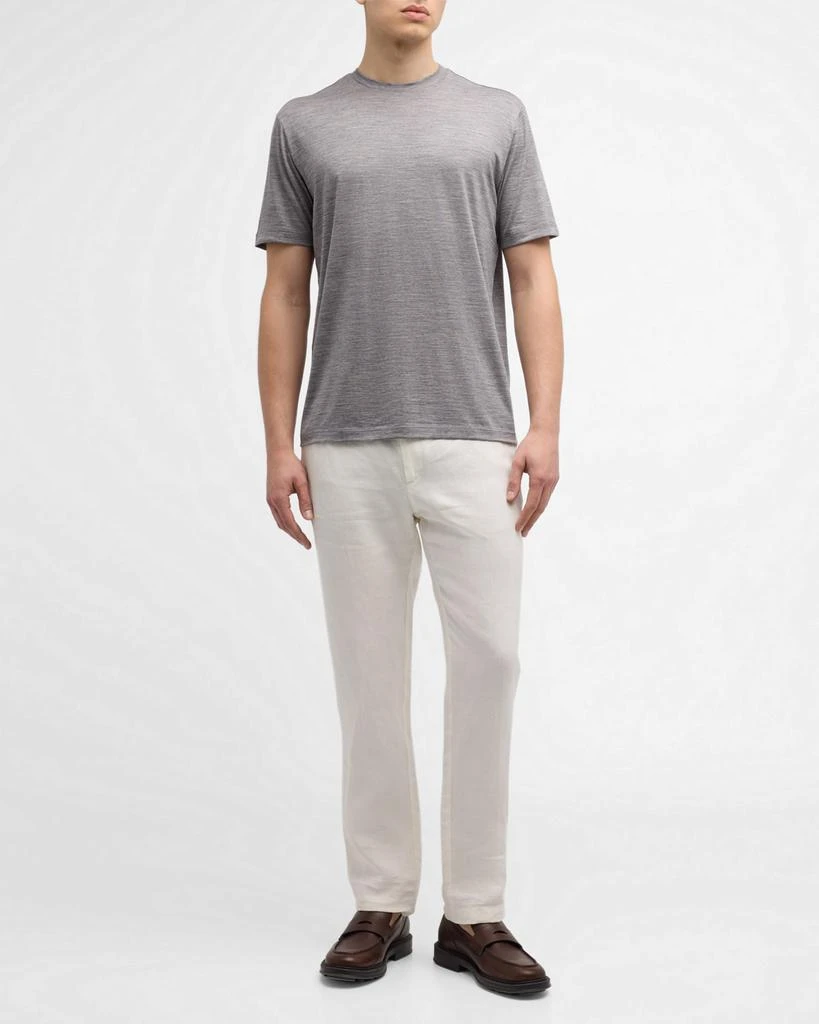 Baldassari Men's Reda Active Wool Crewneck T-Shirt 2