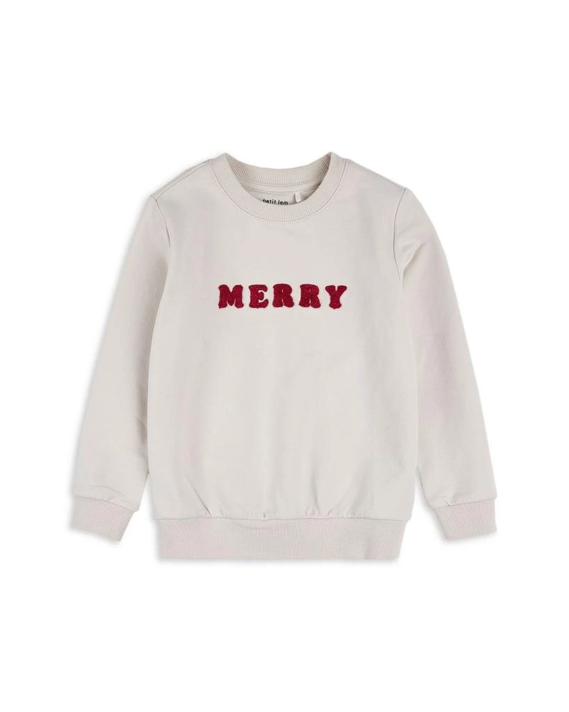 Petit Lem Unisex Merry Fleece Sweatshirt - Little Kid 1