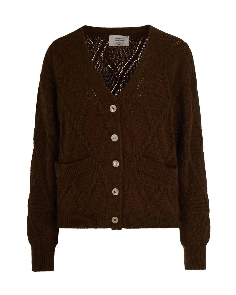 Max Mara Brown Bolero Cardigan