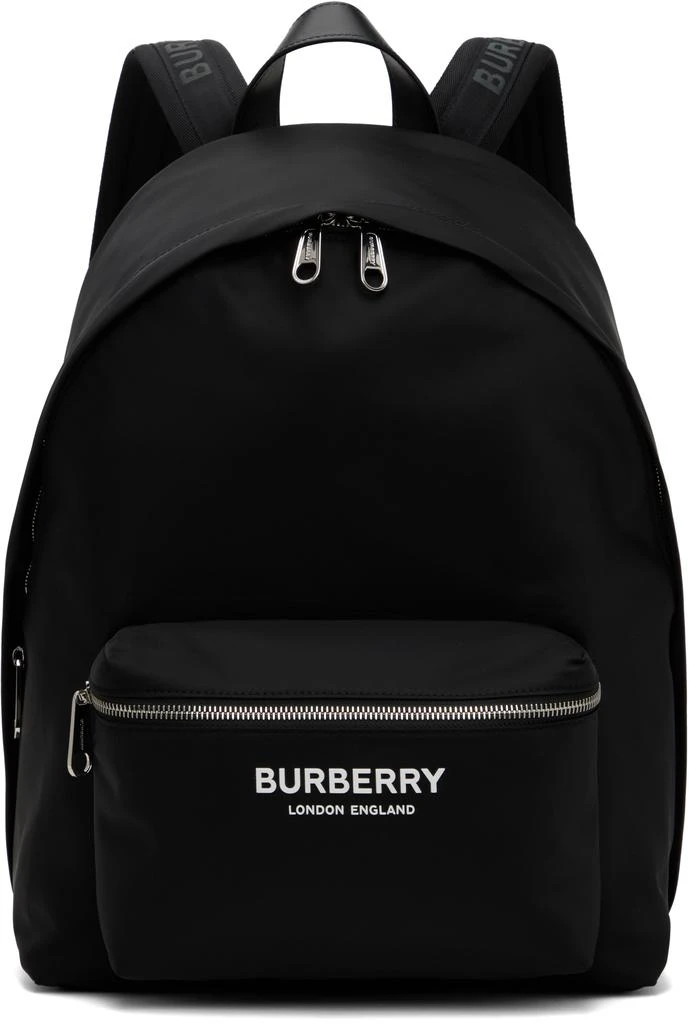 Burberry Black Nylon Backpack 1