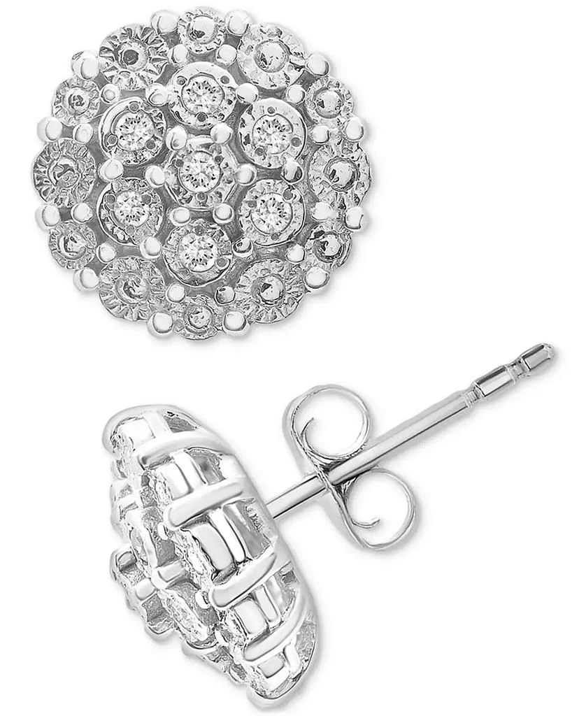 Macy's Bonus Offer: Diamond Cluster Button Stud Earrings with any $25 purchase! (Orig. $170 Value) Available in Bag with qualifying purchase. 1