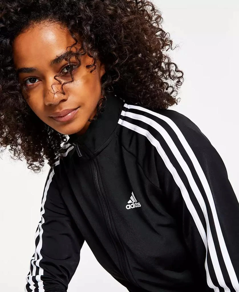 adidas Women's 3-Stripe Tricot Track Jacket, XS- 10