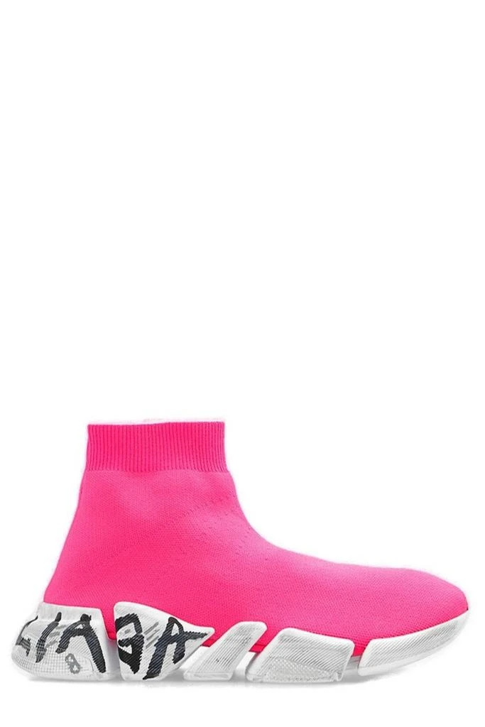 Balenciaga Balenciaga Speed 2.0 Graffiti-Printed Sock Sneakers 1