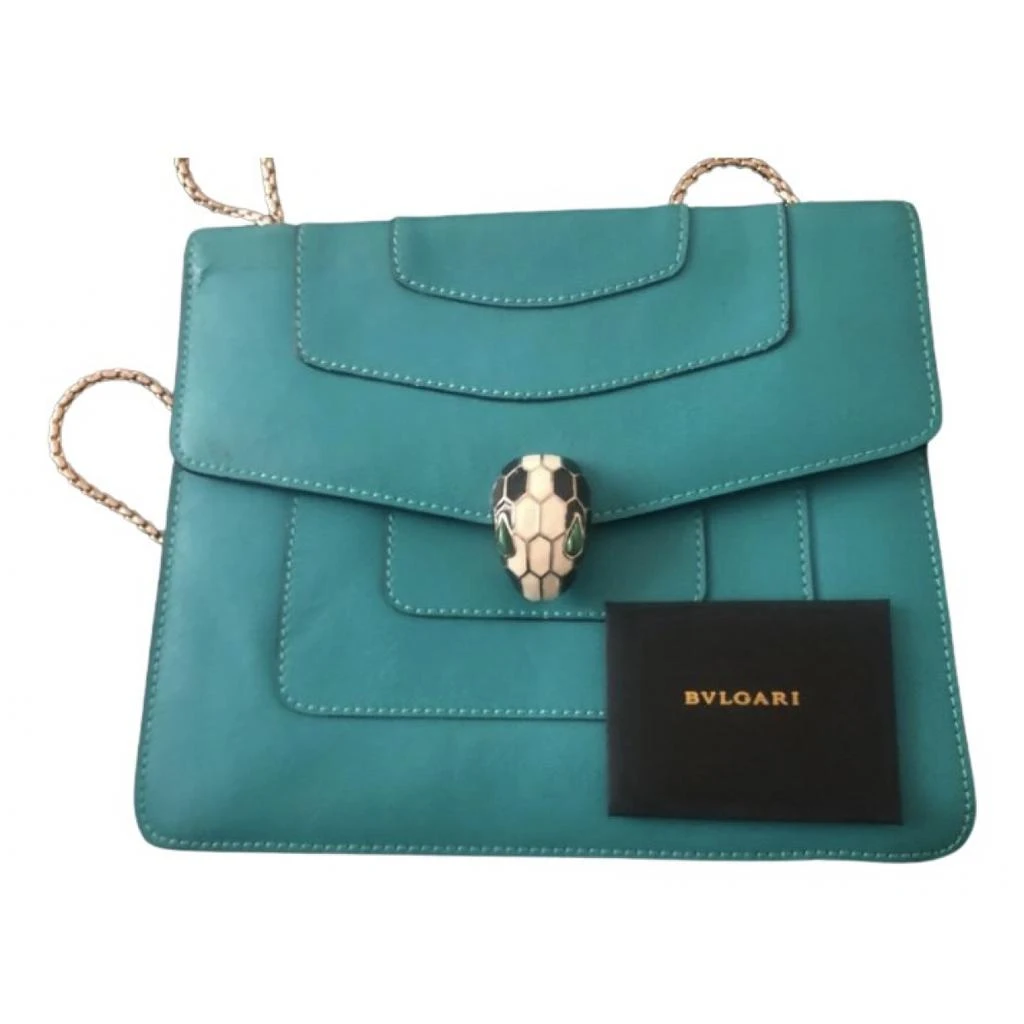 BVLGARI Bvlgari Serpenti leather handbag 1