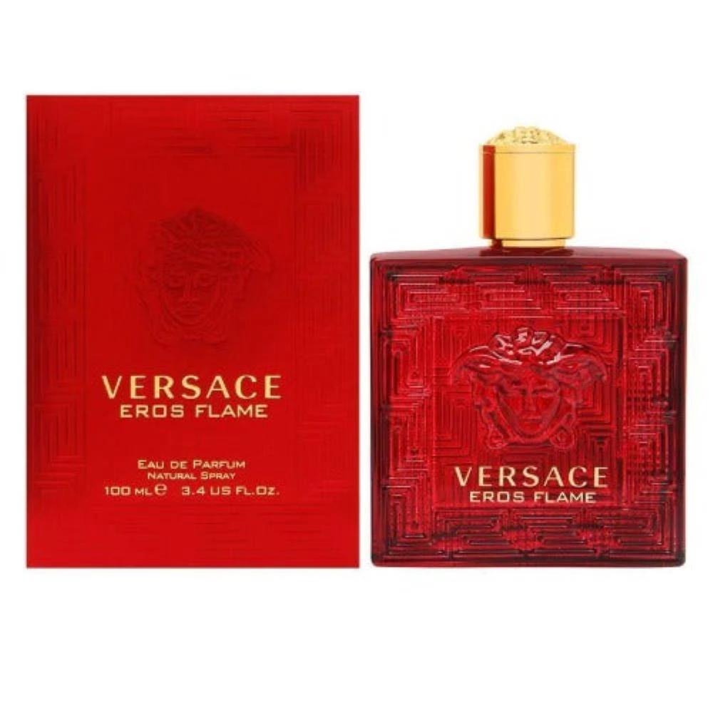 Versace Eros Flame Eau De Parfum  Men's Cologne 3.4 Oz 1