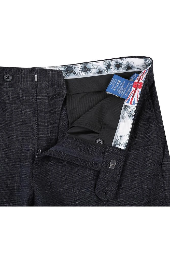 English Laundry Plaid Trim Fit Notch Lapel Two-Piece Suit 10