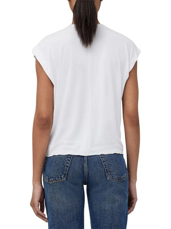Rag & Bone Jenna Cap Sleeve Knot T Shirt 2
