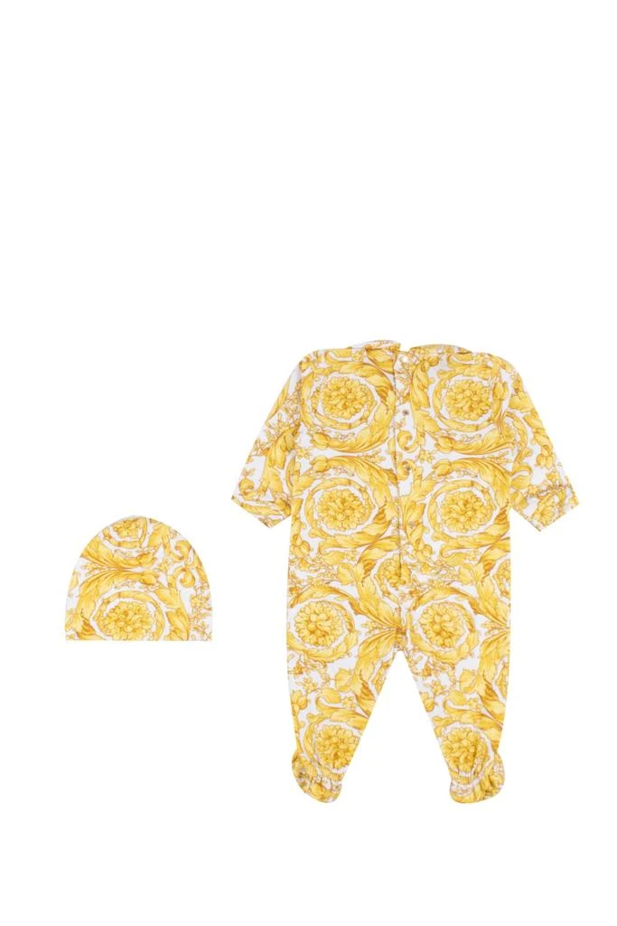Versace Baroque Romper And Hat Set 2