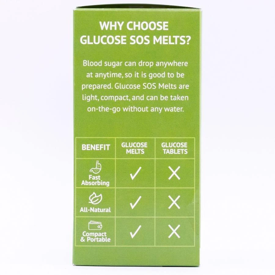 Glucose SOS Oral Melts Green Apple 5