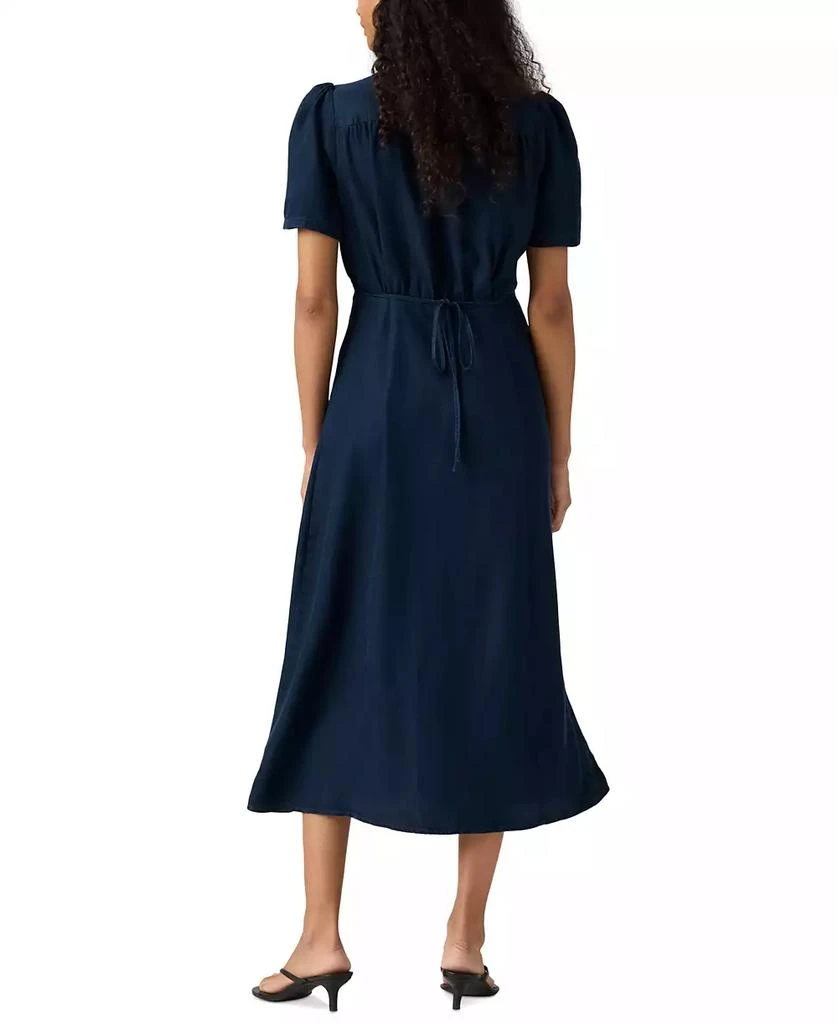 chinese dress ladies Trina Mesh Ruched Midi Dress – SEROYA
