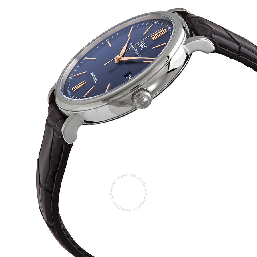 IWC Schaffhausen Portofino Automatic Blue Dial Men's Watch IW356523