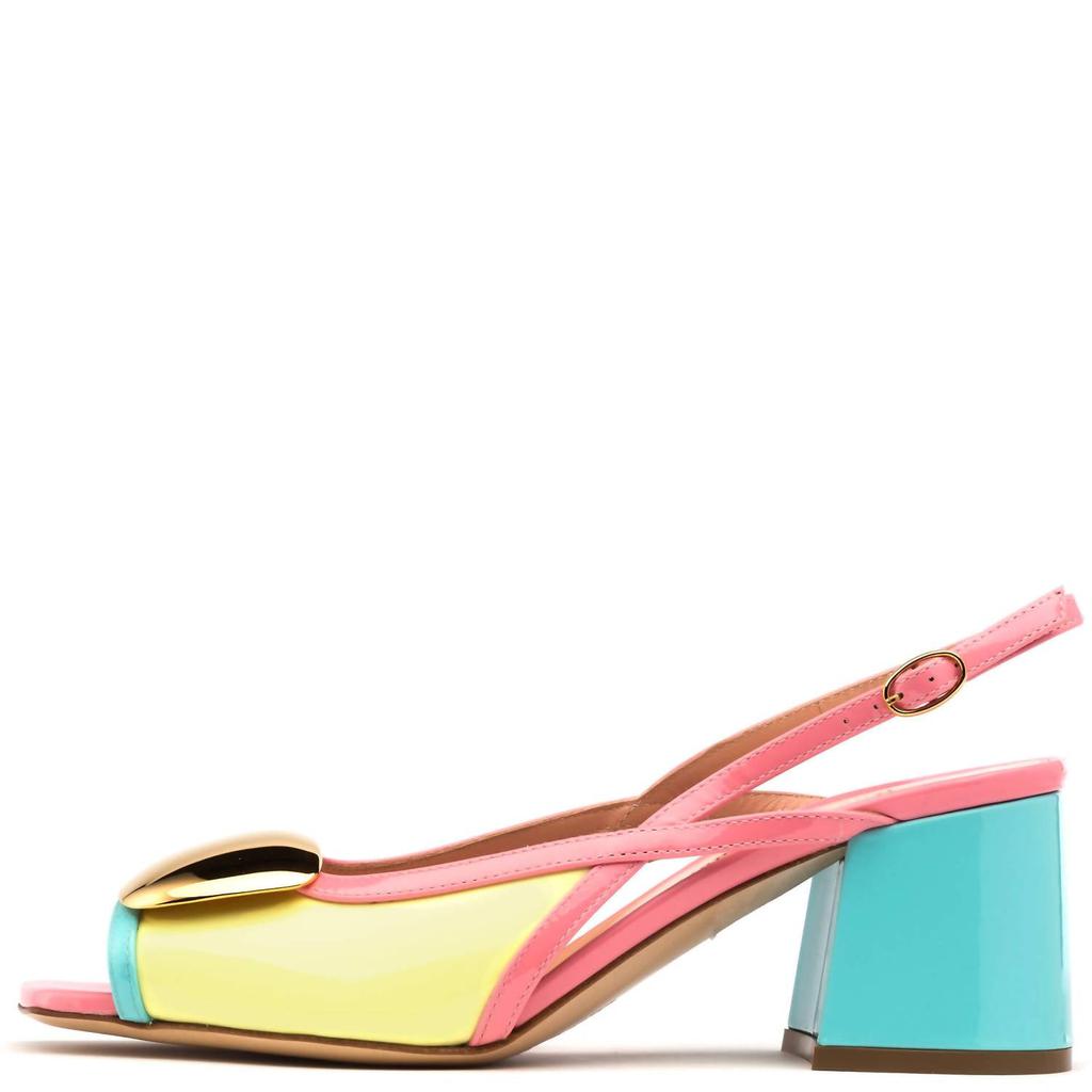 Rupert Sanderson Rupert Sanderson - WOMEN'S CARMEL PATENT BLOCK HEEL