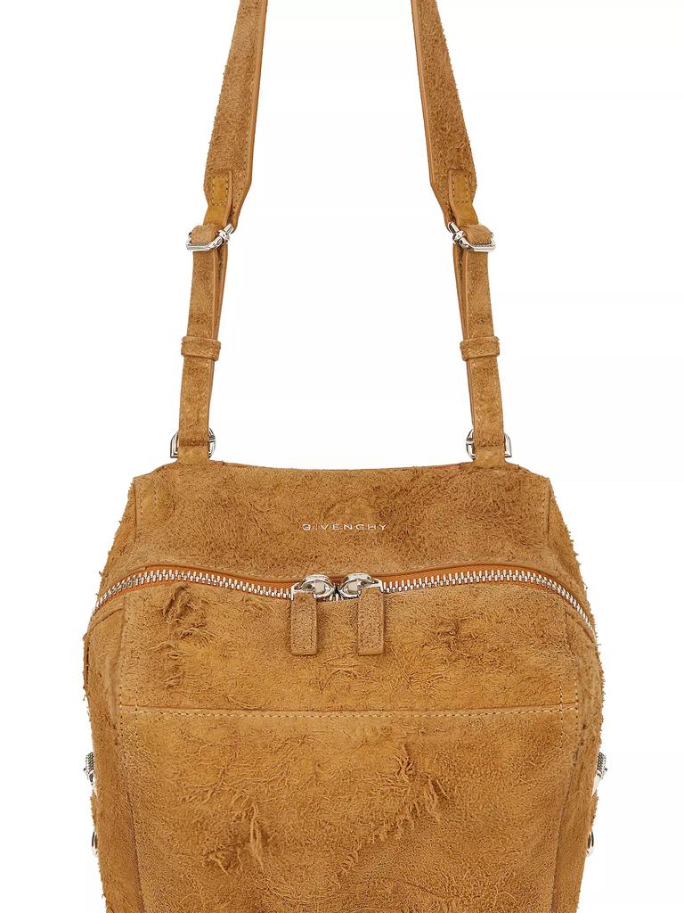 Givenchy Small Pandora Bag in Suede Leather - Shoulder Bags
