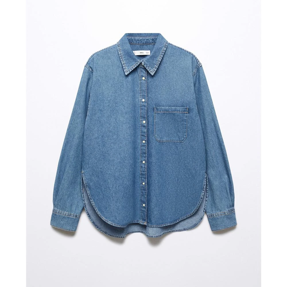 Mango Women's Pocket Denim Shirt 7