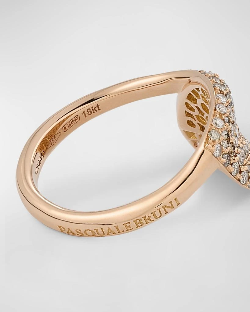 Pasquale Bruni 18k Rose Gold Aleluia Diamond Ring 4