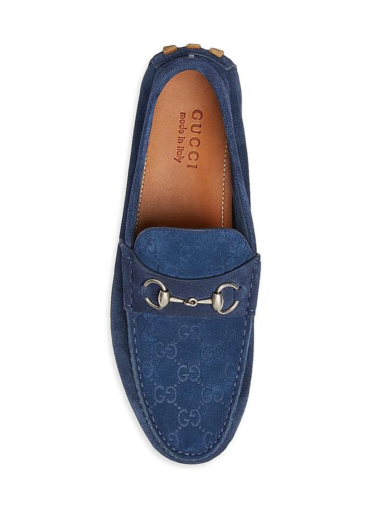 Gucci Byorn Suede Driving Loafers 5