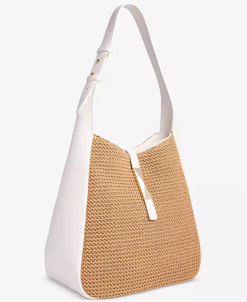 INC International Salee Straw Shoulder Bag, Exclusively at Macy's 2