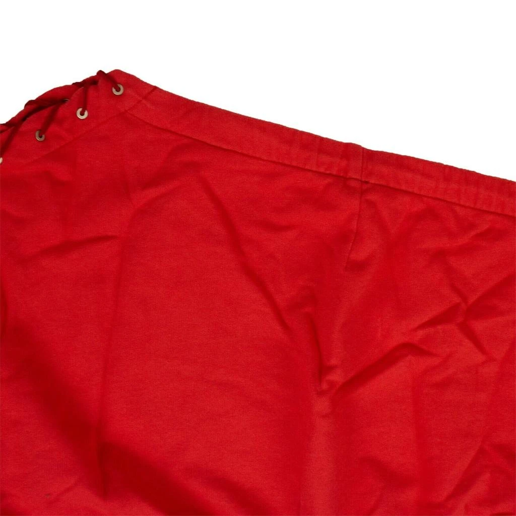 Unravel Project Off The Shoulder Sweatshirt - Red 4