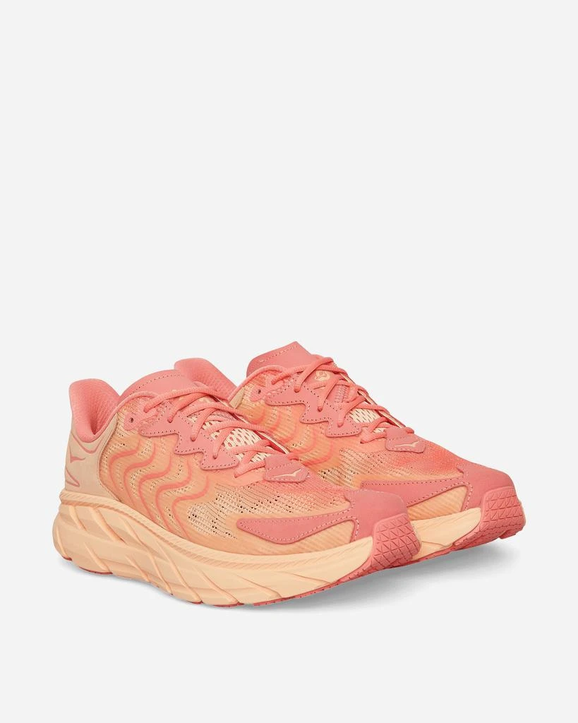 Hoka One One Vibrant Bloom Clifton LS Sneakers Cantaloupe / Electric Coral 2