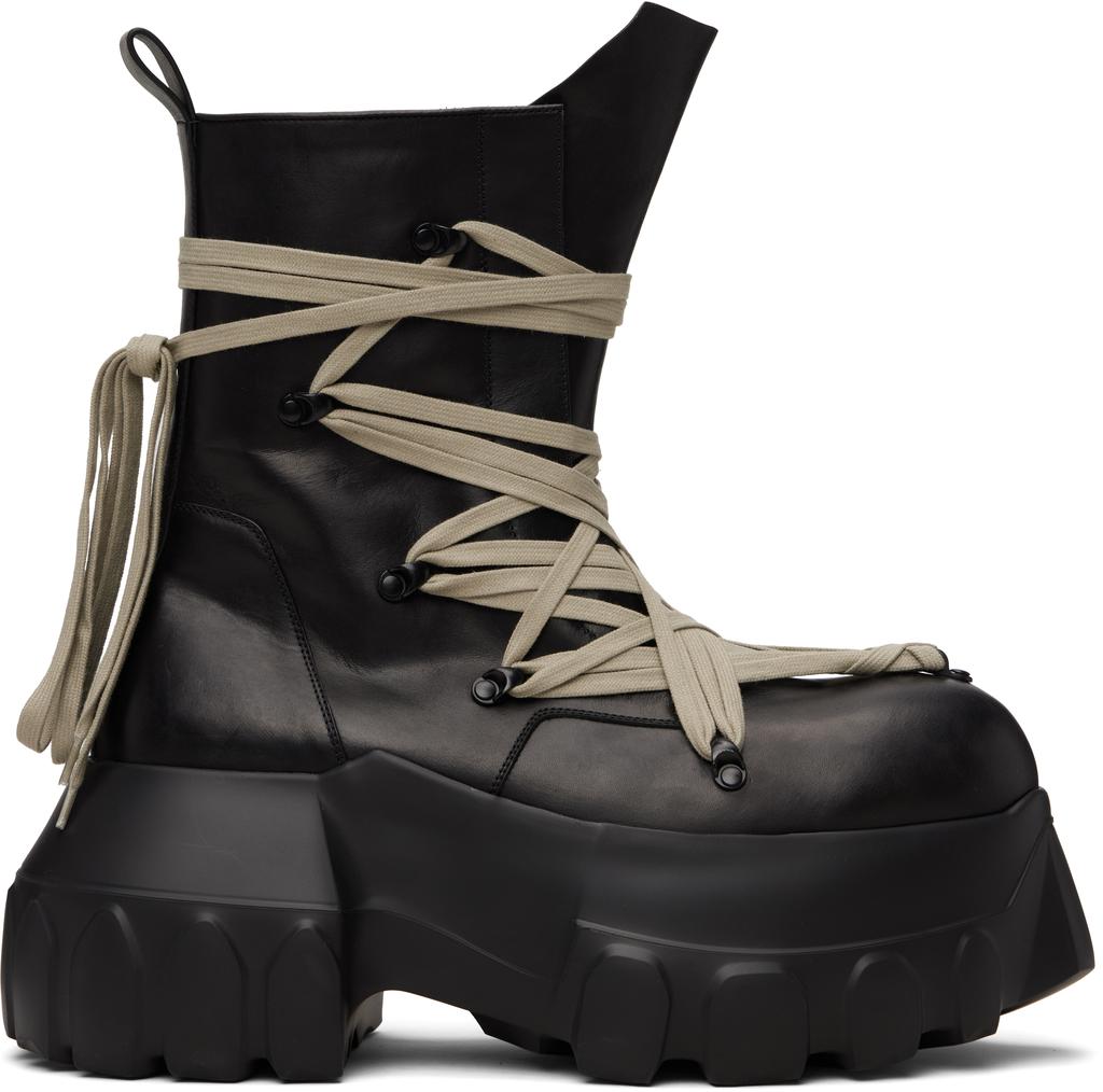 Rick Owens Beatle Bozo Tractor boots - men - - - Black - Boots