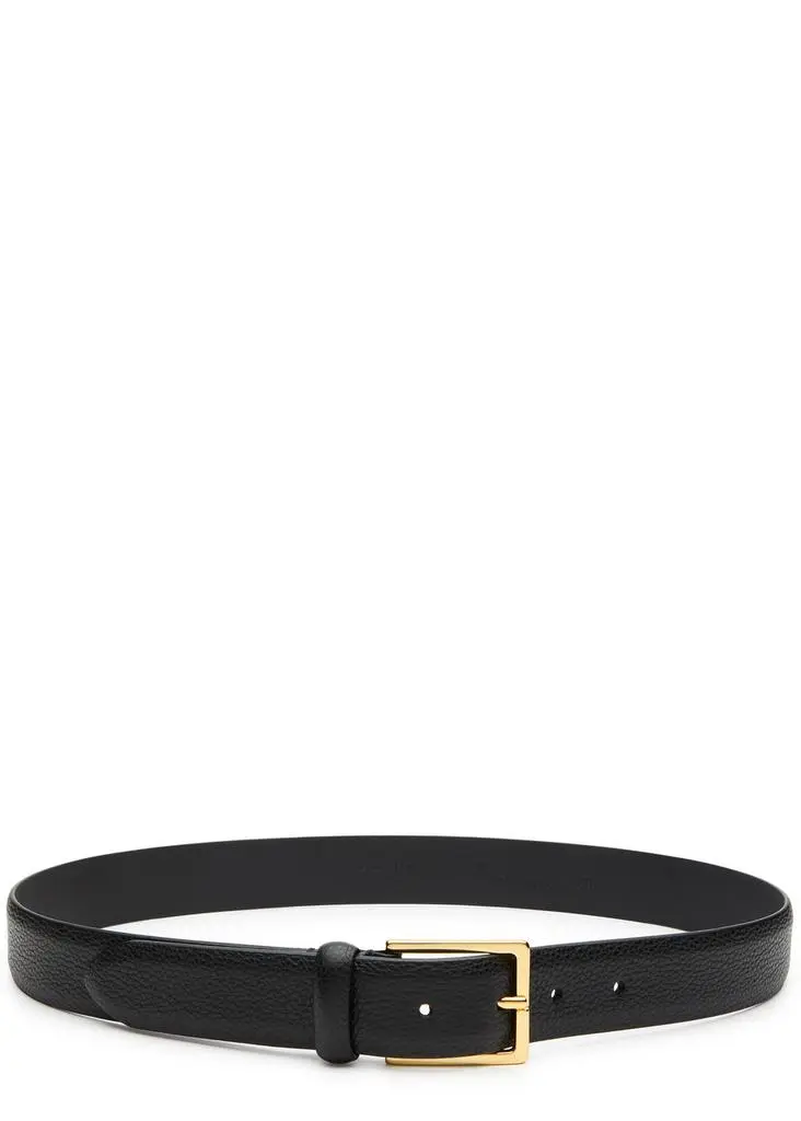 ANDERSONS BELTS Grained leather belt