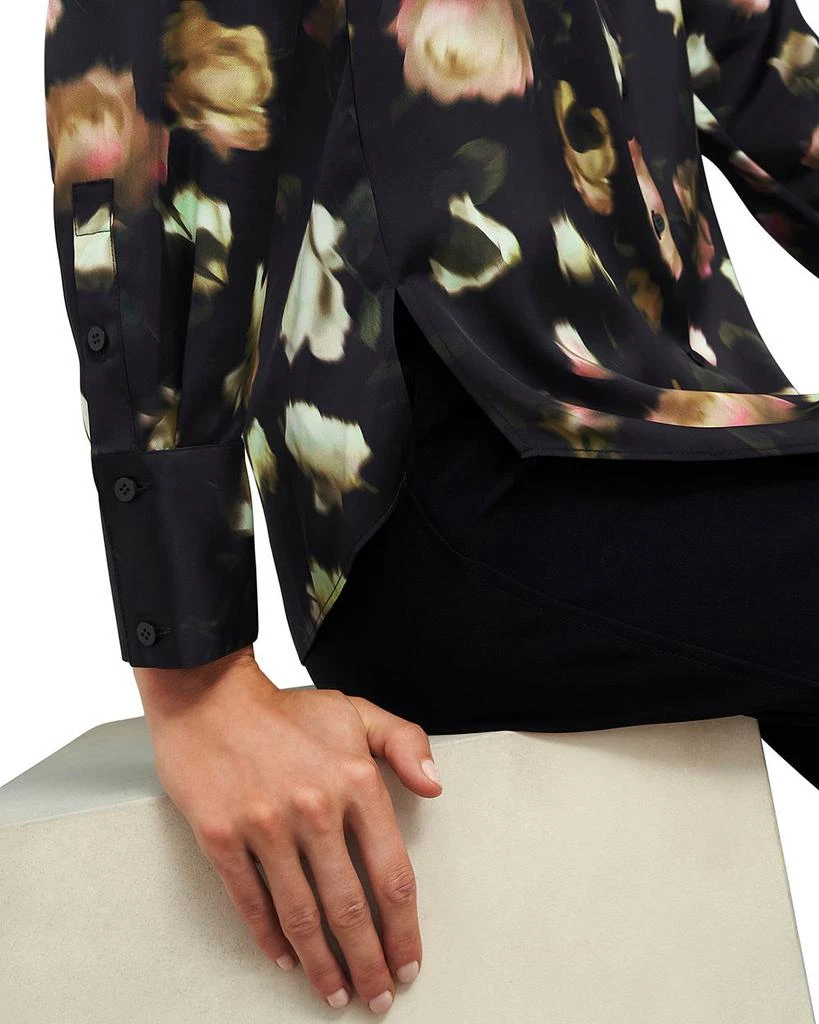 HOBBS LONDON Eden Blurry Print Blouse 4