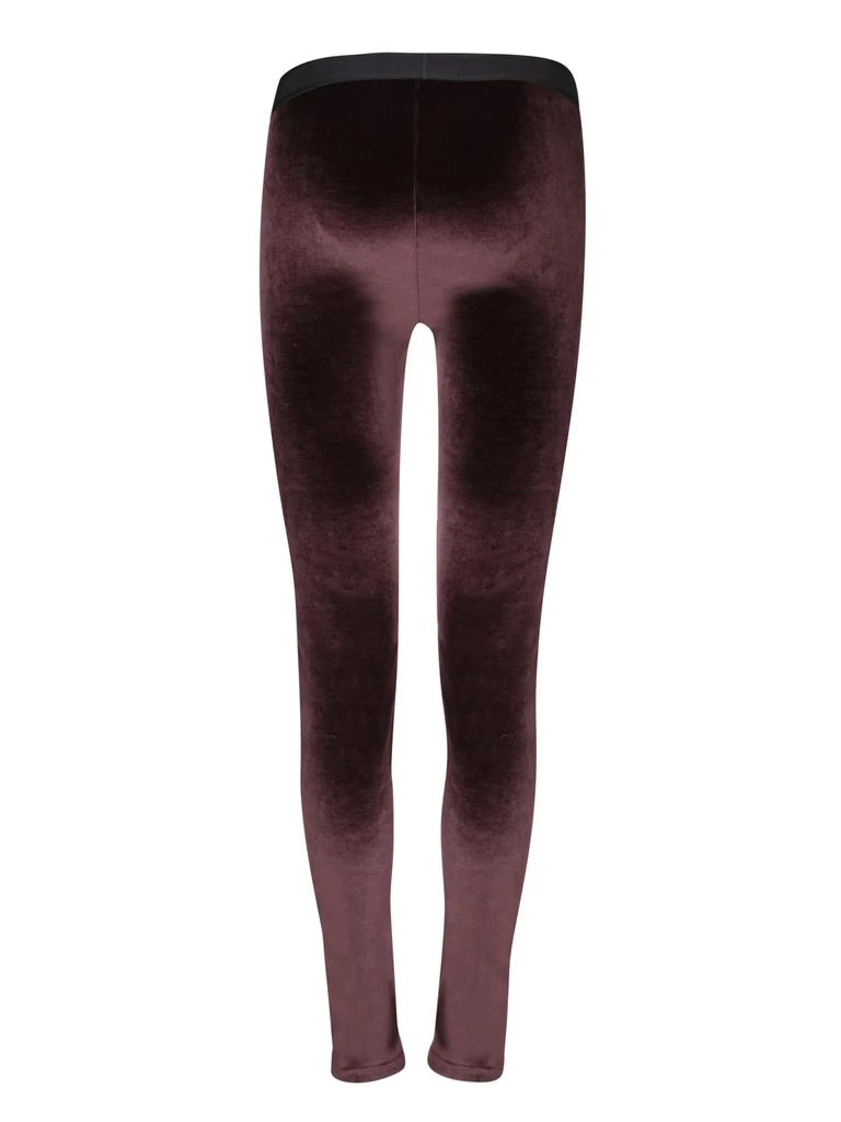 Tom Ford Brown Velvet Leggings 2